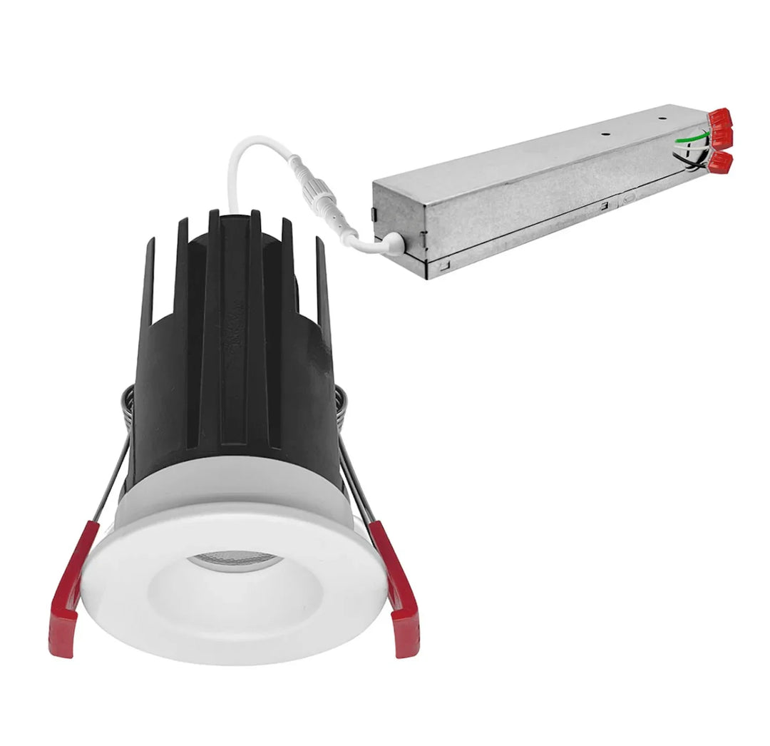 Envision LED 1" Smooth Downlight: SnapTrim-Line 5-CCT Select 7W - White