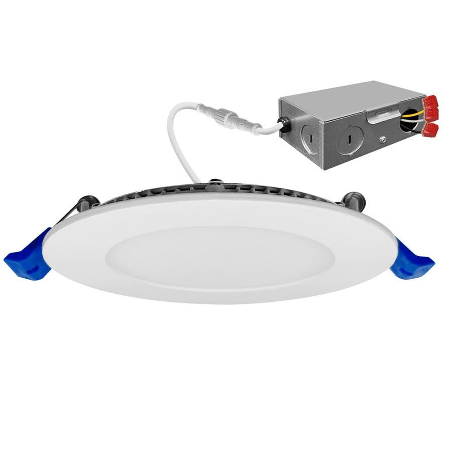 Envision LED 10" External J-Box Round Downlight: Slim-Line, 5CCT Selectable, 22W - White