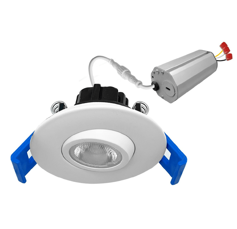 Envision LED 2" Gimbal Downlight: SnapTrim-Line 5CCT Selectable 5W - White