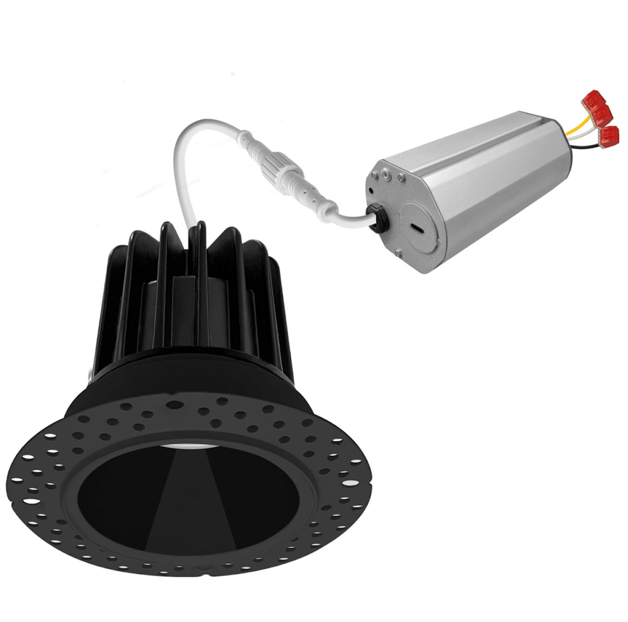 Envision LED 2" Round Downlight: Trimless-Line 5-CCT Selectable 8W - Black