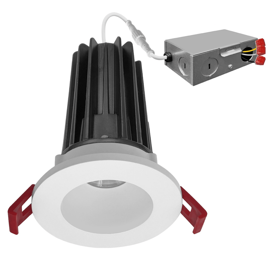 Envision LED 2" Smooth Downlight: SnapTrim-Line 5-CCT Select 15W - White