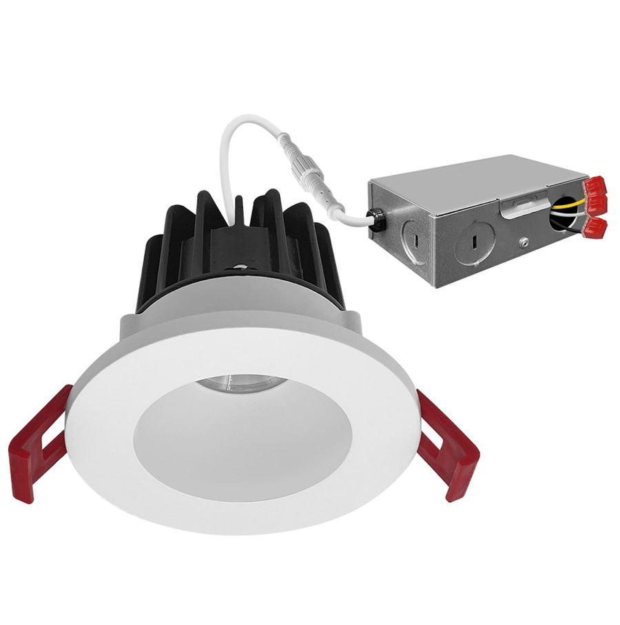 Envision LED 2" Smooth Downlight: SnapTrim-Line, Warm to Dim, 12W - White