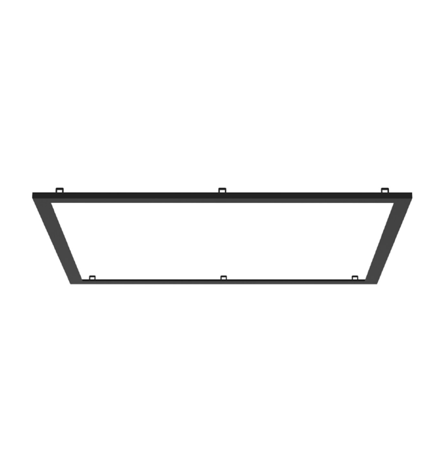 Envision LED 2x4 LED Panel: Backlit-Line Black Trim