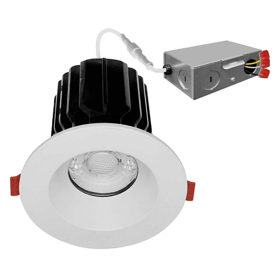 Envision LED 3" Regressed Downlight - SnapTrim-Line 5-CCT Select 15W - White