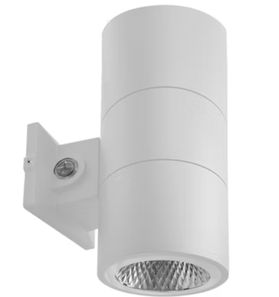 Envision LED 4" Cylinder Up and/or Down Light: ARCY-Line, 3-CCT & 3-Power Select w/ Photocell 20W/16W/12W - White