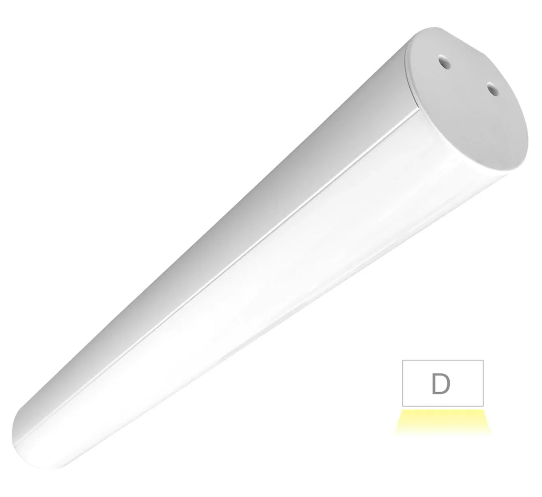 Envision LED 4' LED Suspended Tubular Linear: Arcy-Line, 40W, 4CCT, Downlight Only - White