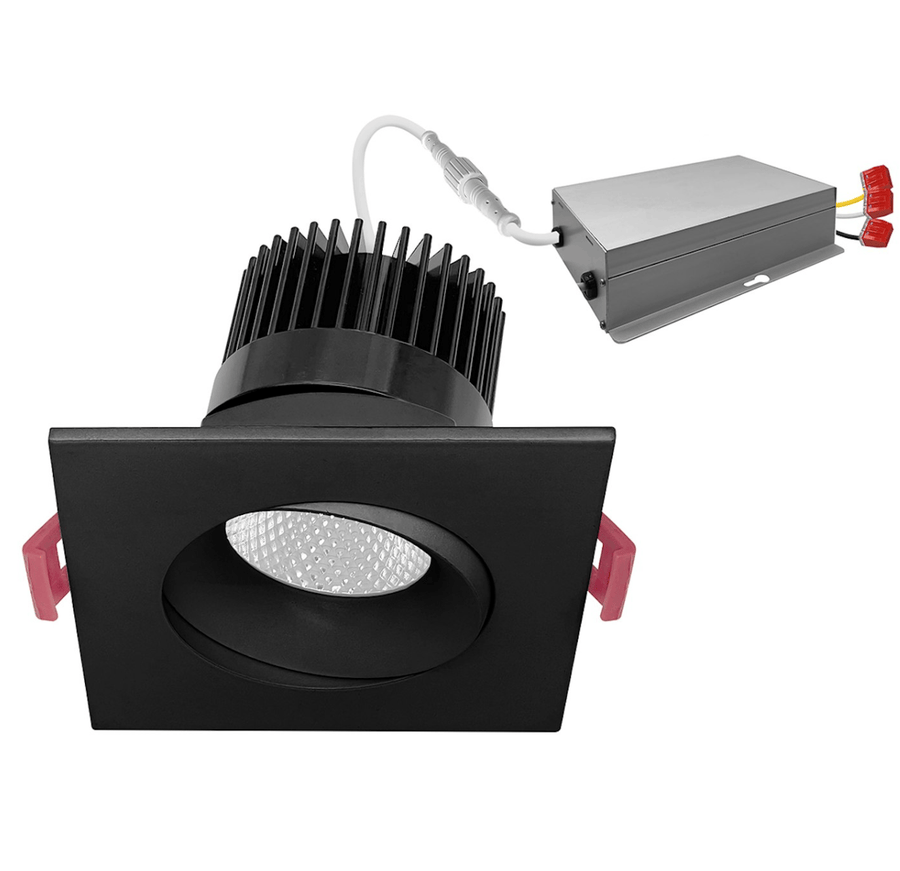 Envision LED 4" Multiple: Single Head 5-CCT Selectable 15W - Black