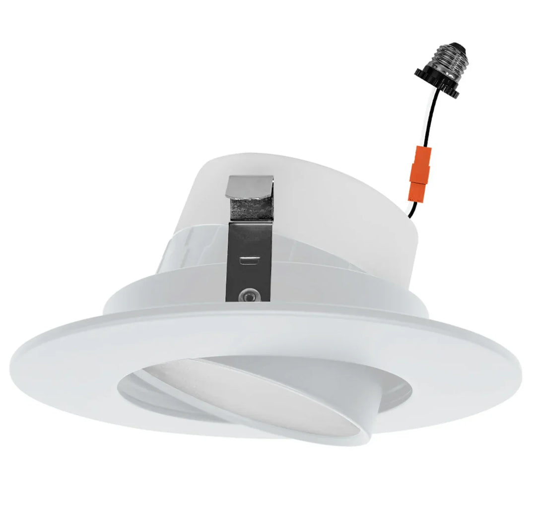 Envision LED 4" Retfrofit Kit Downlight: Adjust-Line 5C-CCT Selectable 10W - White