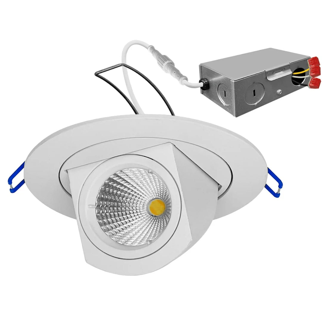 Envision LED 4" Scoop Downlight (Canless) White Round Module 5-CCT Select 12W - White