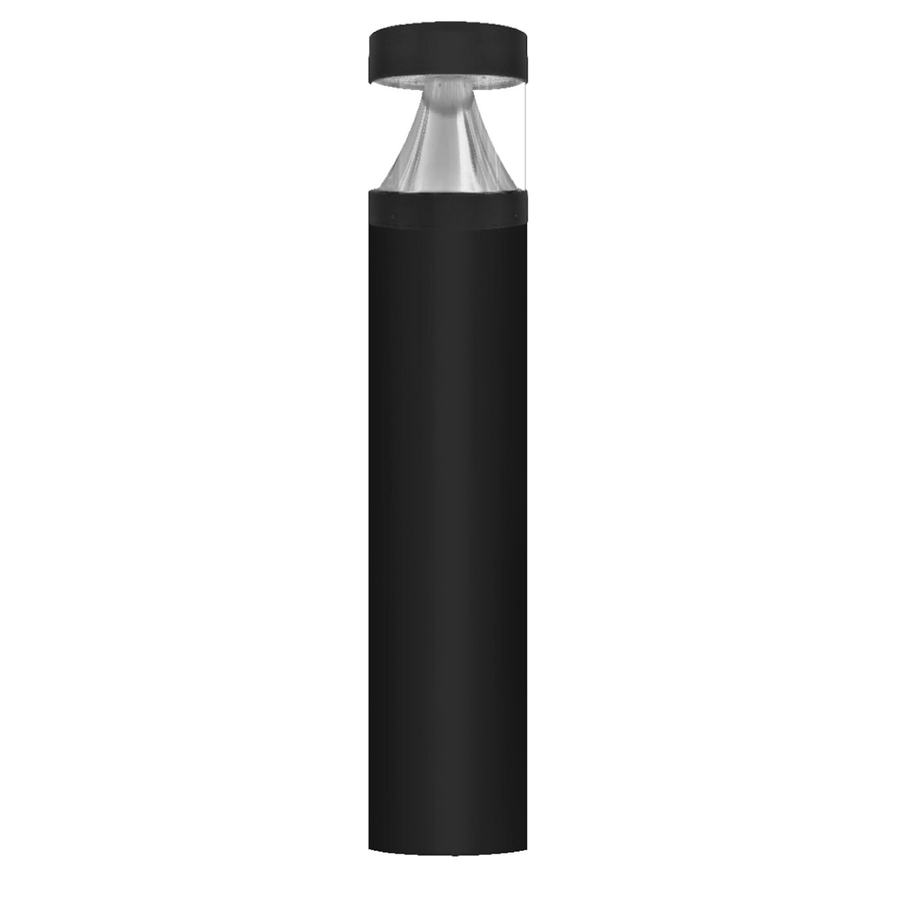 Envision LED 44" Bollard Base: Round :22W/16W/12W - Black - Must Choose Head