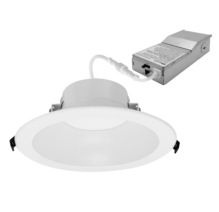 Envision LED 6" Commercial Downlight: CMD-Line 5-CCT & 3-Power Select 24W/16W/12W - White