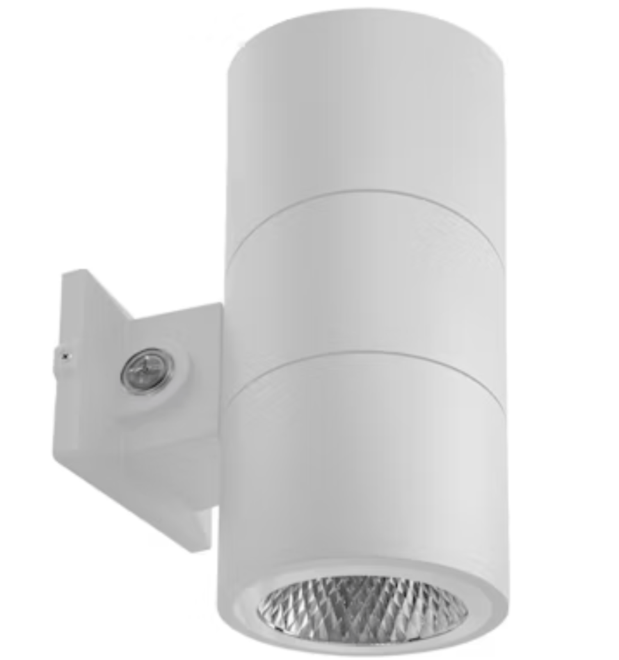 Envision LED 6" Cylinder Up and/or Down Light: ARCY-Line, 3-CCT & 3-Power Select w/ Photocell 35W/29W/22W - White