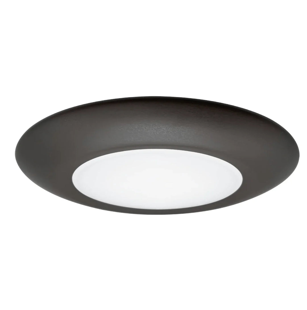 Envision LED 6" Disk Lite: Cusp-Line 5-CCT Selectable 15W - Bronze
