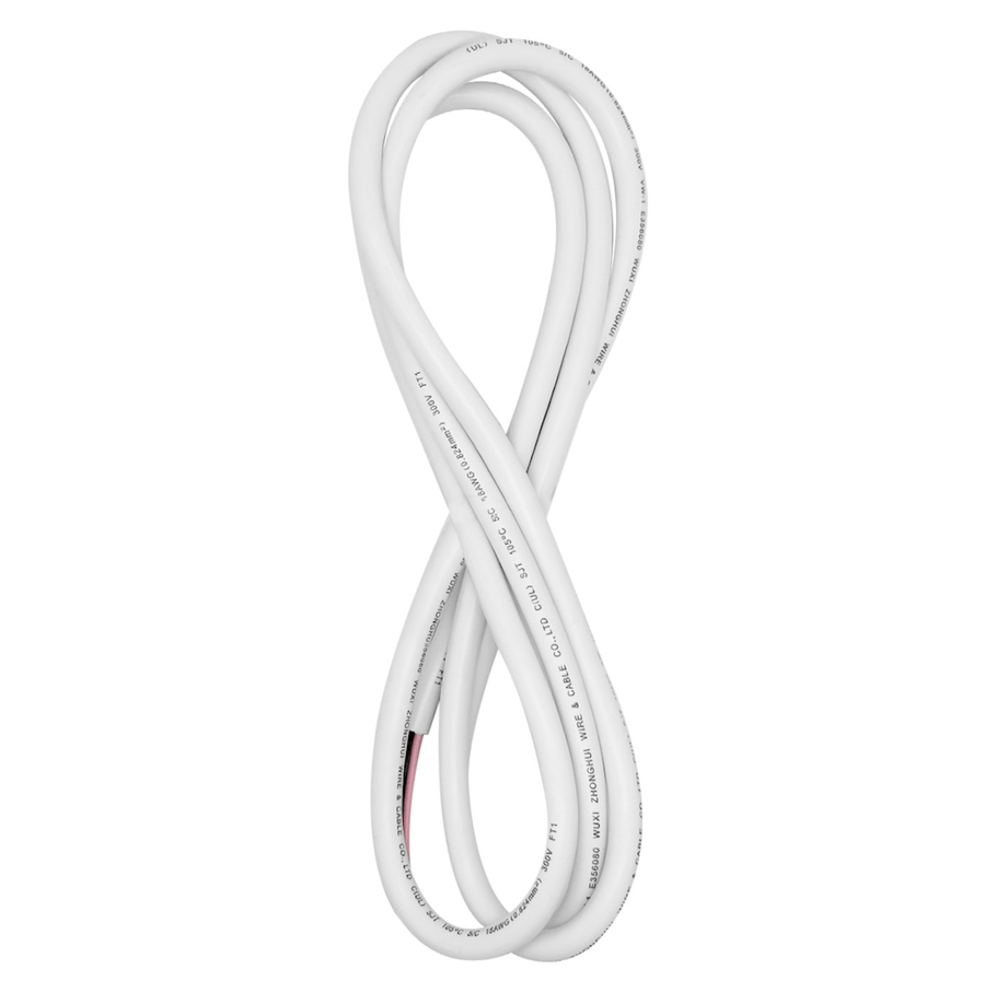 Envision LED 7’ 5-Wire Black Cord - White