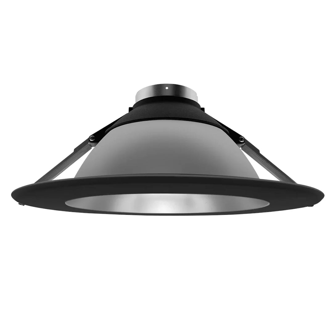 Envision LED 8" CADM: Clear-Spectacle Haze Reflector/White Trim