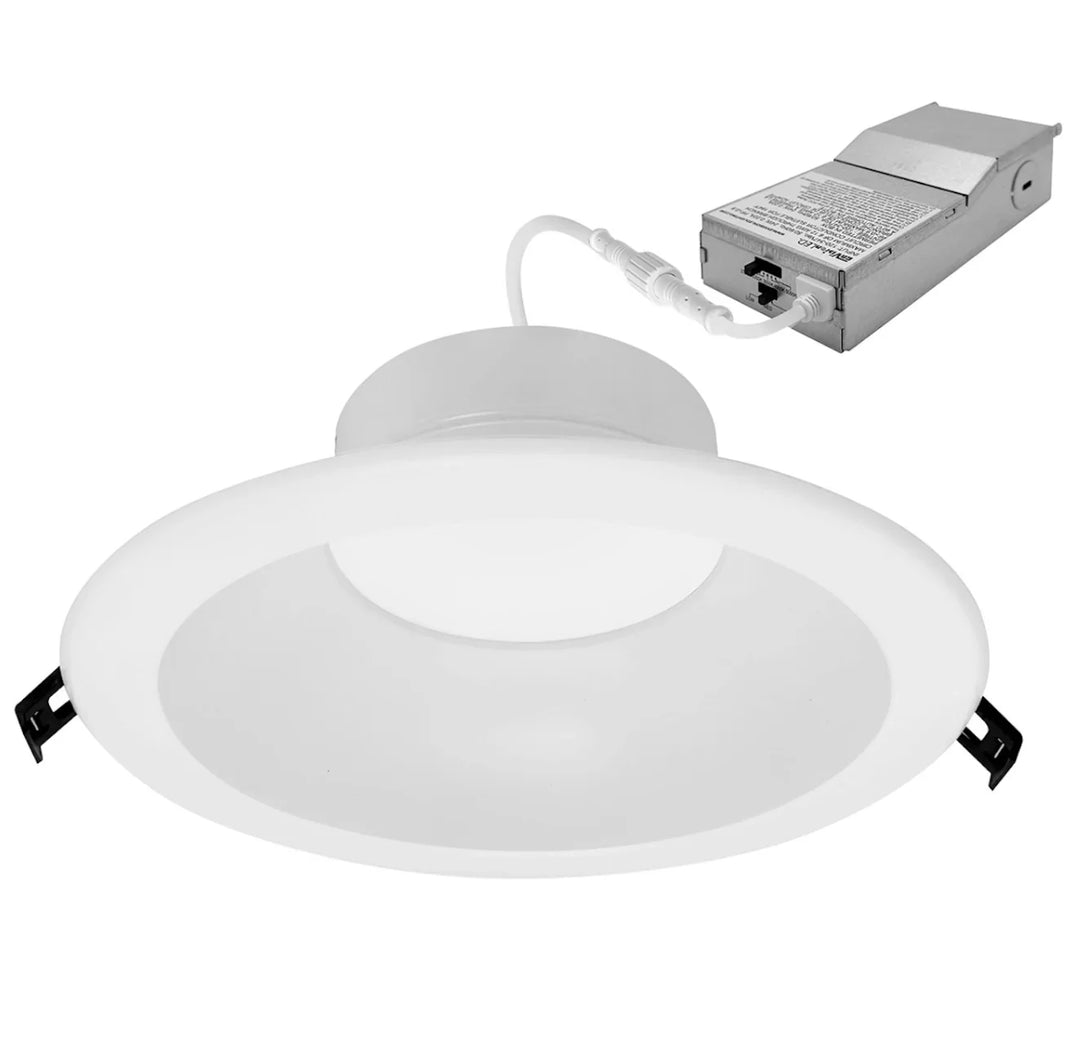 Envision LED 8" Commercial Downlight: CMD-Line 5-CCT & 3-Power Select 30W/22W/16W - White