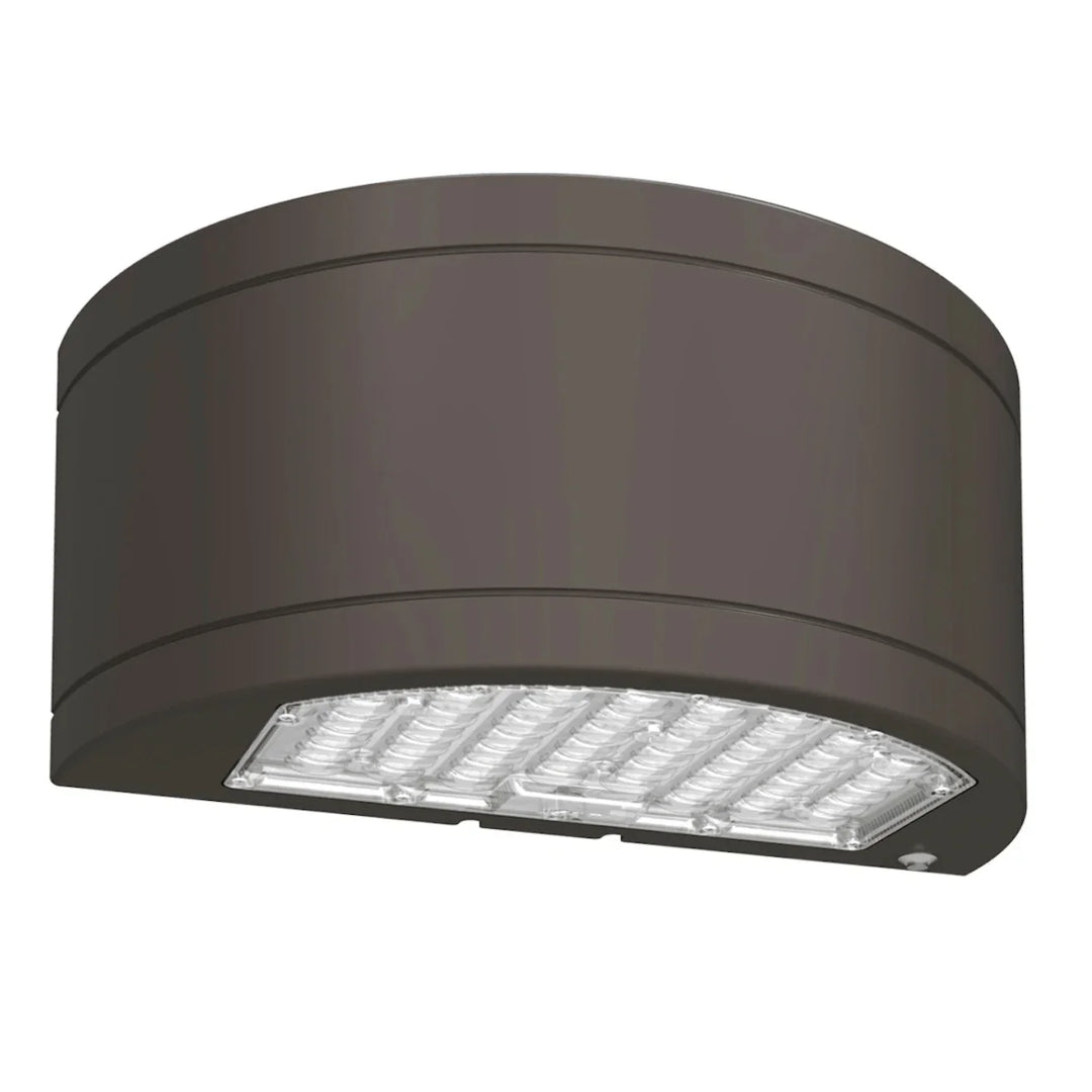 Envision LED CIRCLE-Line: Half Cylinder Up/Down Wall Pack, 80W/64W/48W, 120-347V