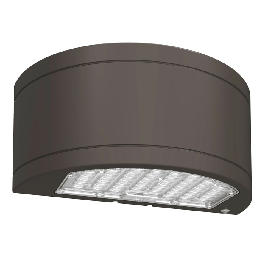 Envision LED CIRCLE-Line: Half Cylinder Up/Down Wall Pack, 80W/64W/48W, 120-347V