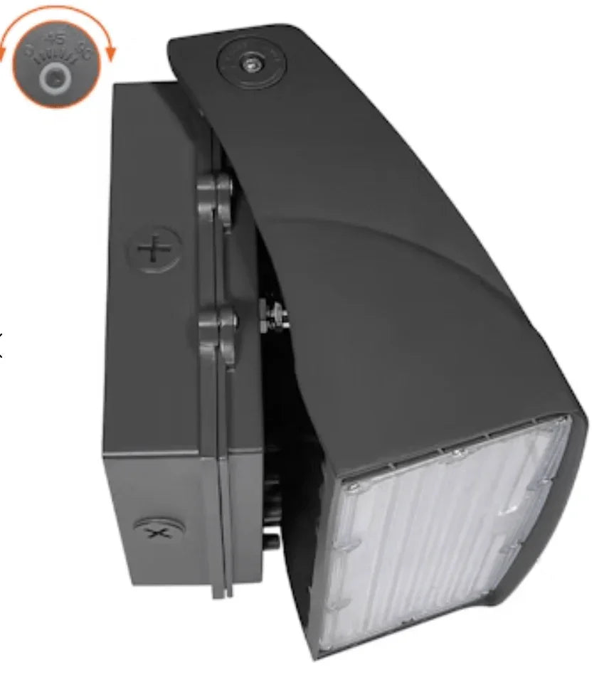 Envision LED Full Cut Off Wall Packs Adjustable: AFC-Line, 3-CCT & 3-Power Select  50W/40W/30W - Black