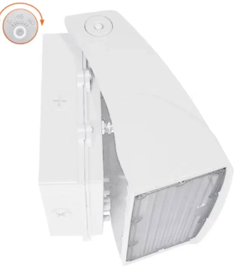 Envision LED Full Cut Off Wall Packs Adjustable: AFC-Line, 3-CCT & 3-Power Select 50W/40W/30W - White