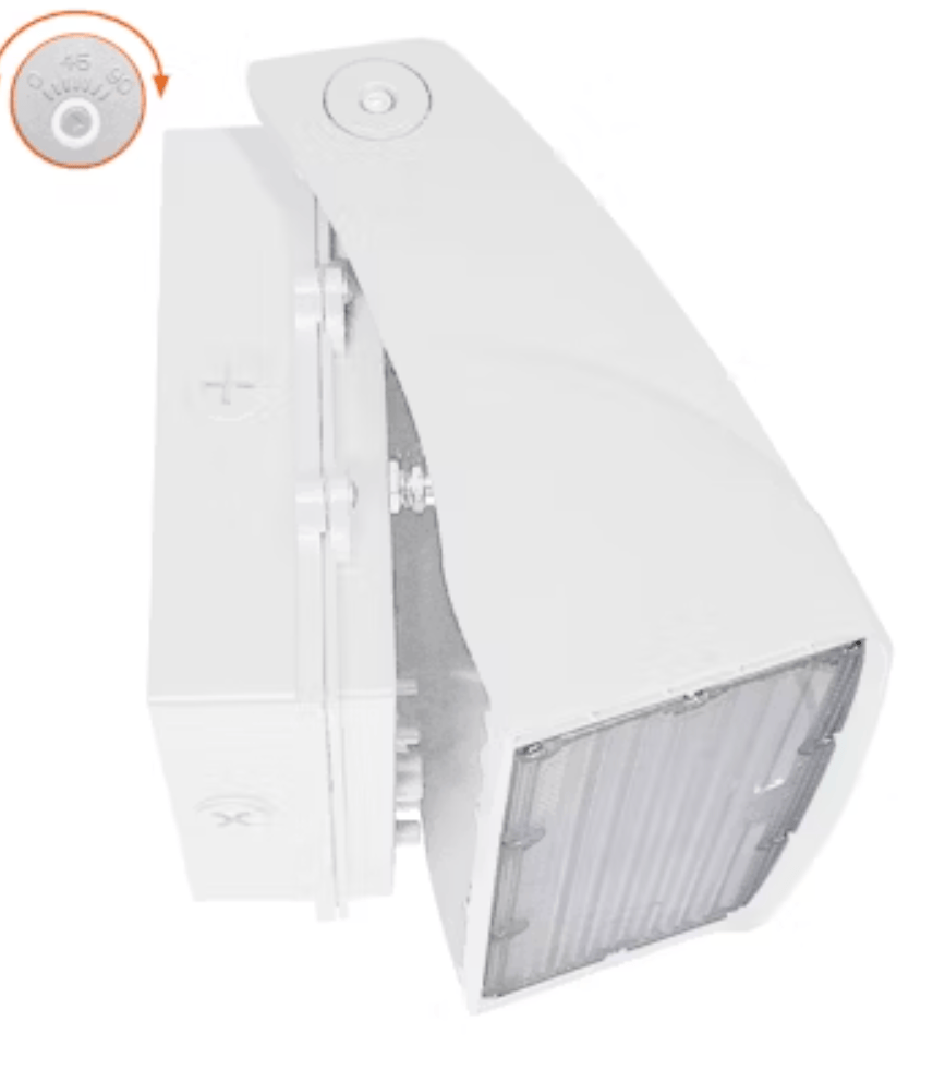 Envision LED Full Cut Off Wall Packs Adjustable: AFC-Line, 3-CCT & 3-Power Select 50W/40W/30W - White
