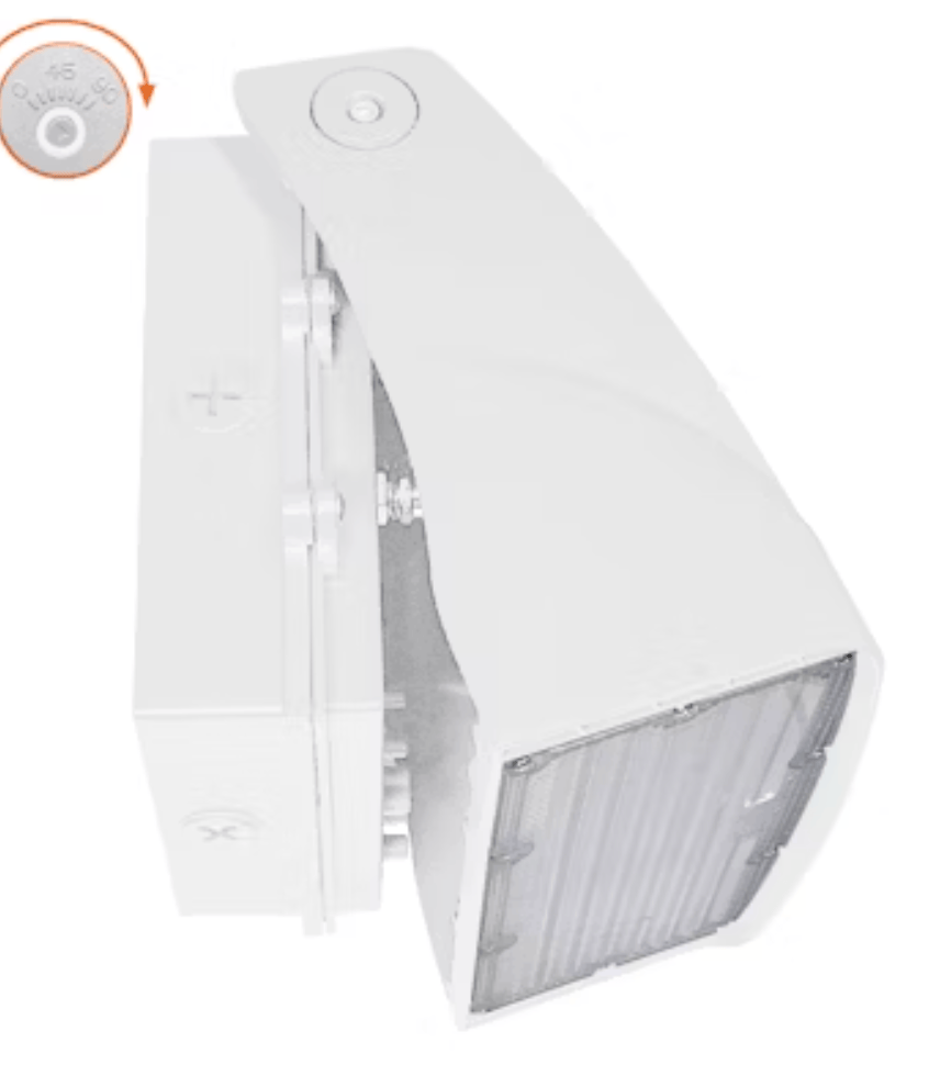 Envision LED Full Cut Off Wall Packs Adjustable: AFC-Line, 3-CCT & 3-Power Select 80W/70W/60W - White
