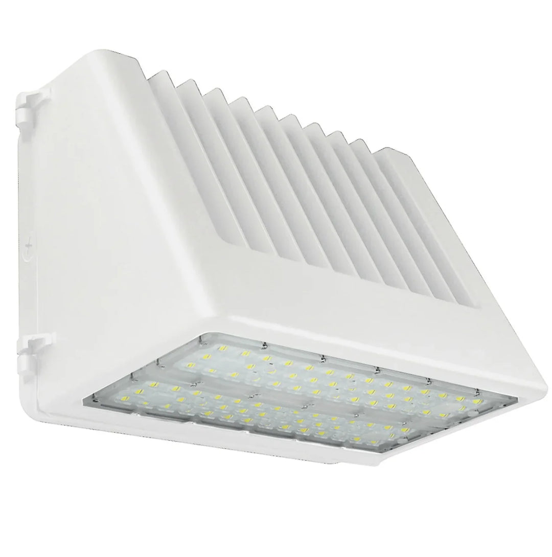 Envision LED Full-Cutoff Wall Pack: FC-Line 3-CCT & 5-Power Select w/ Photocell - White