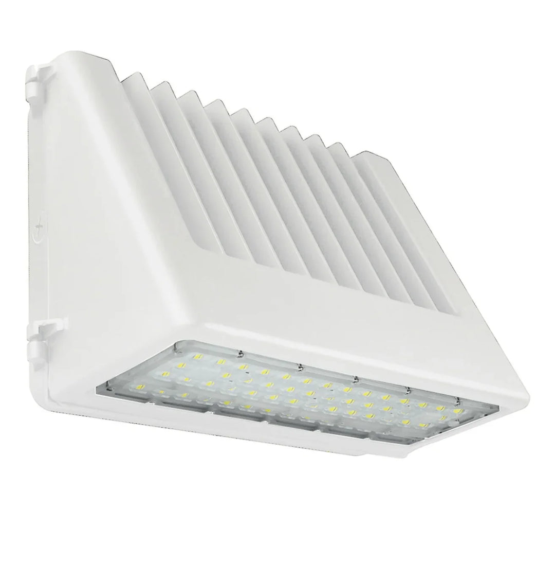 Envision LED Full-Cutoff Wall Pack: FC-Line 3-CCT & 5-Power Select w/ Photocell - White