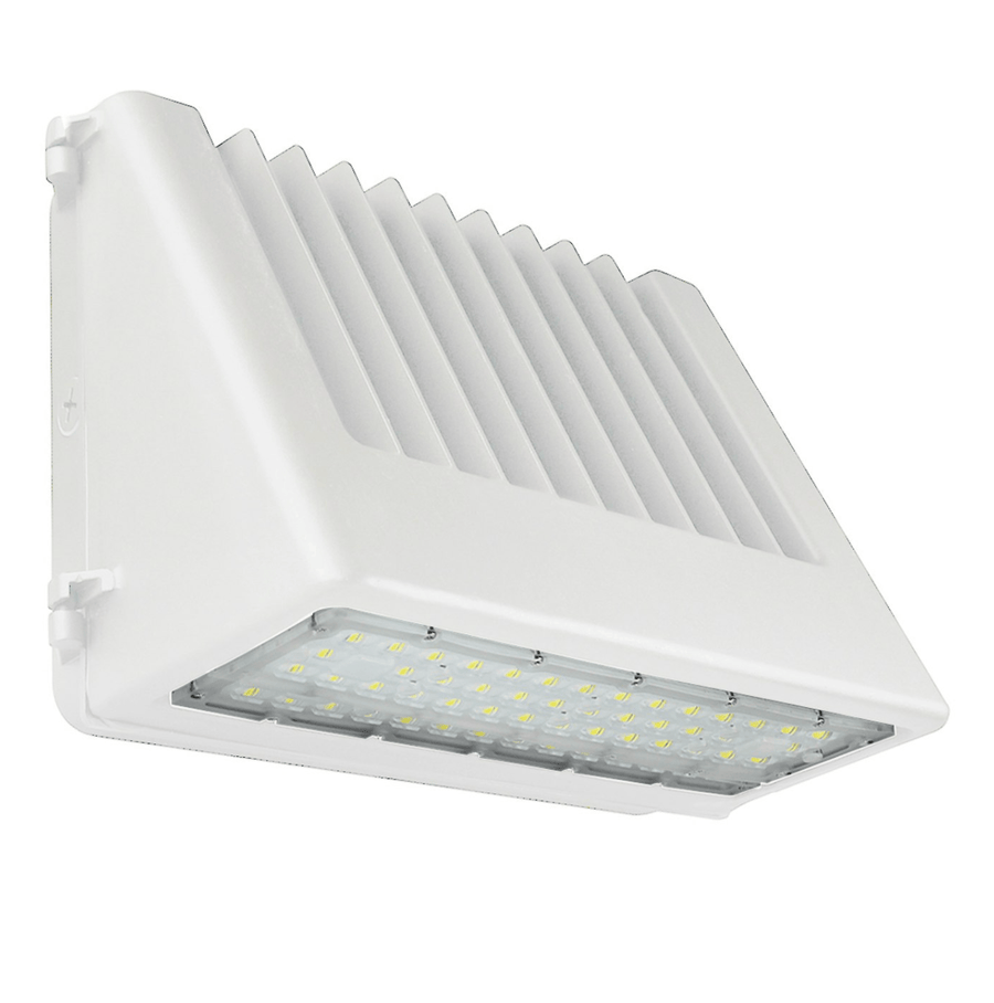 Envision LED Full-Cutoff Wall Pack: FC-Line 3-CCT & 5-Power Select w/ Photocell - White