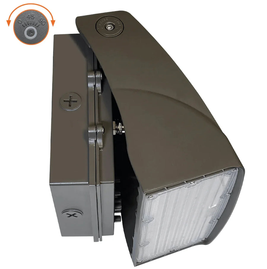 Envision LED Full CutOff Wall Packs Adjustable: AFC-Line, CCT/30k/40k/50k, 30W/20W/10W - Bronze