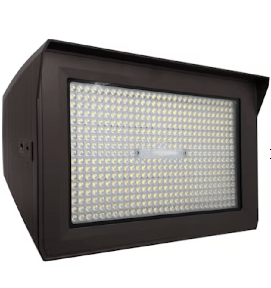Envision LED Large Flood Lights: ARCY-Line, 3-CCT & Power Select w/ Photocell 80W/120W/150W - Bronze