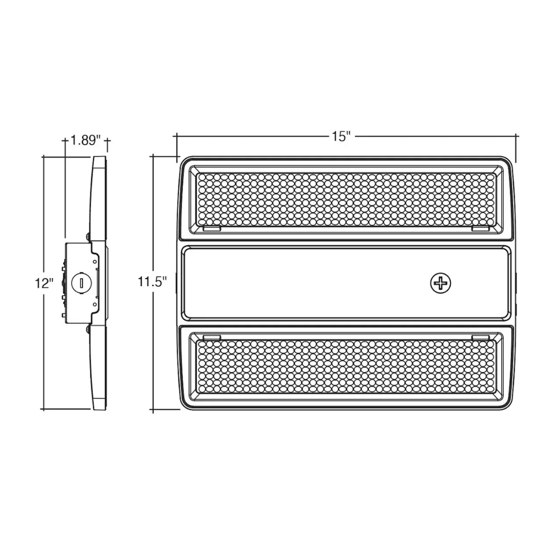 Envision LED Linear Highbay: Optic-Line, 3CCT/35k/40k/50k, 105W/85W/60W - White