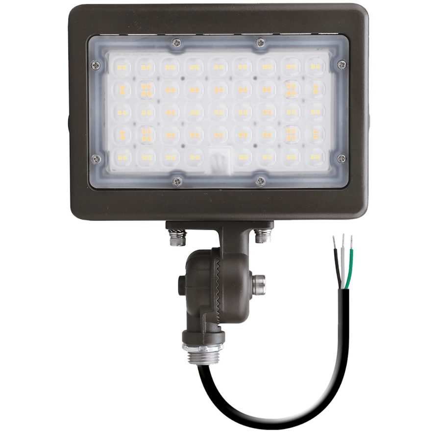 Envision LED Mini Area Flood Lights: M-Line 3-CCT & Power Select w/ Photocell - Bronze