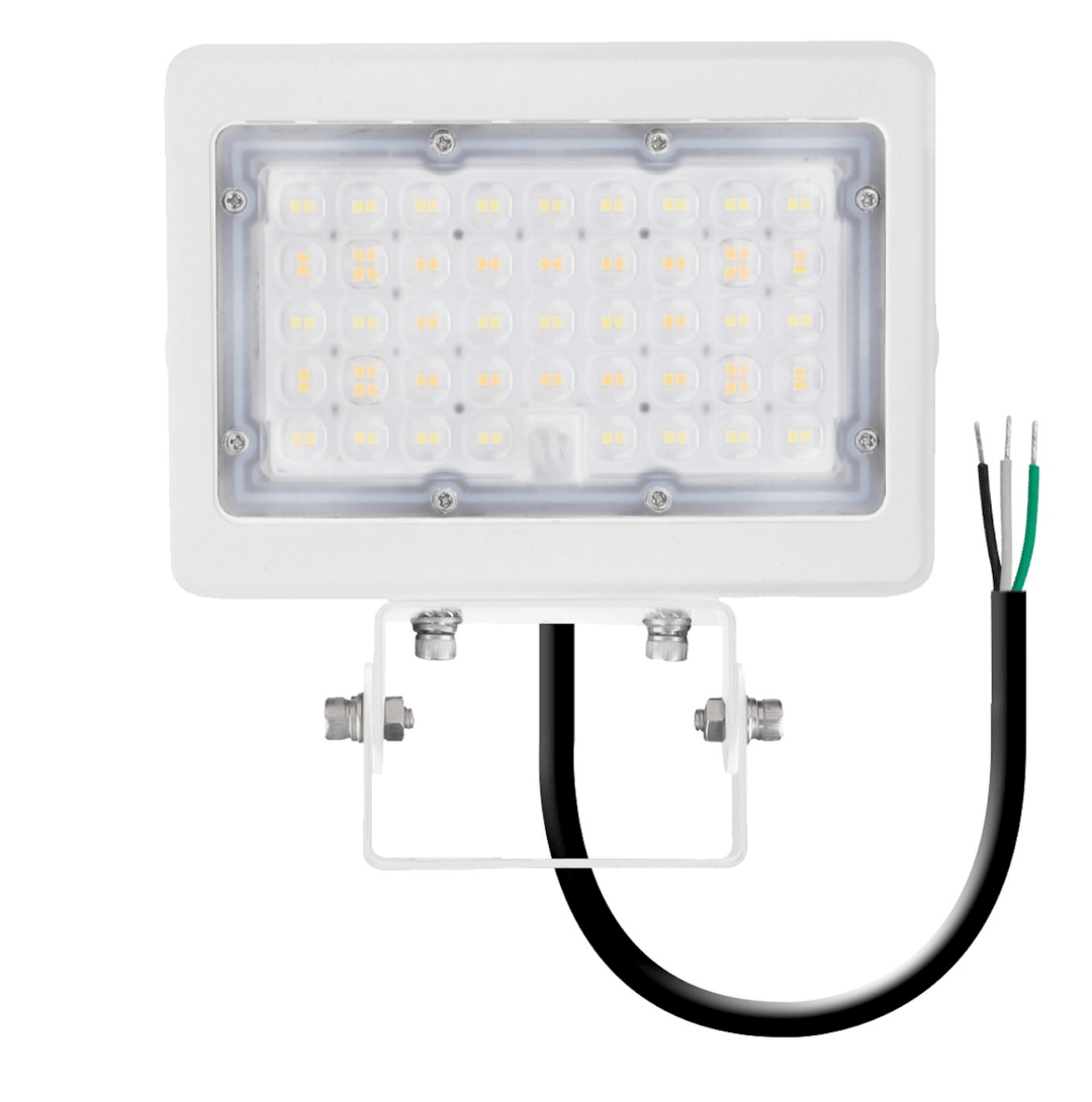 Envision LED Mini Area Flood Lights: M-Line 3-CCT & Power Select w/ Photocell - White
