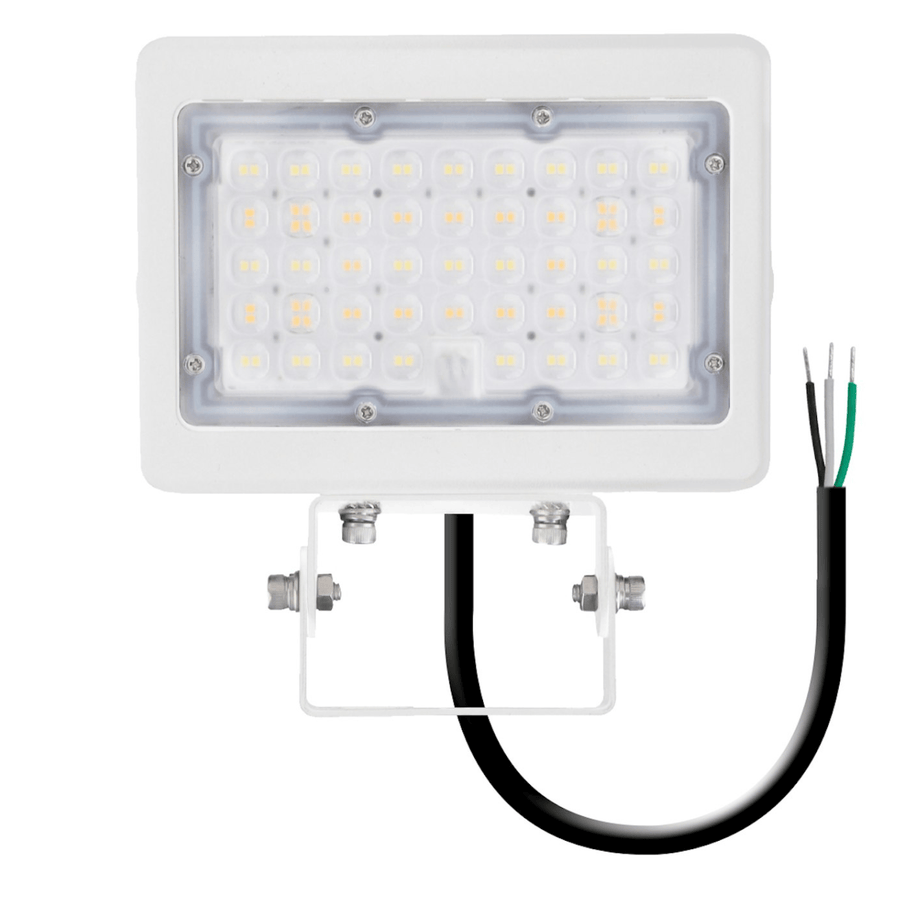 Envision LED Mini Area Flood Lights: M-Line 3-CCT & Power Select w/ Photocell - White