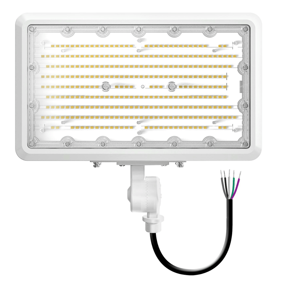 Envision LED Mini Area Floodlights: XS-Line 3-CCT Selectable 100W/80W/60W - White