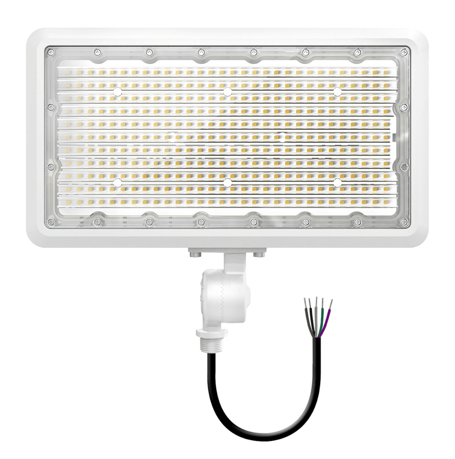 Envision LED Mini Area Floodlights: XS-Line 3-CCT Selectable 150W/120W/100W - White
