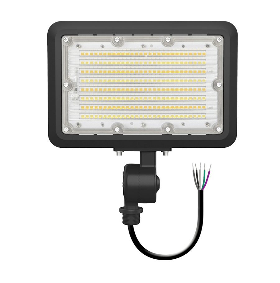 Envision LED Mini Area Floodlights: XS-Line 3-CCT Selectable 60W/50W/40W - Black