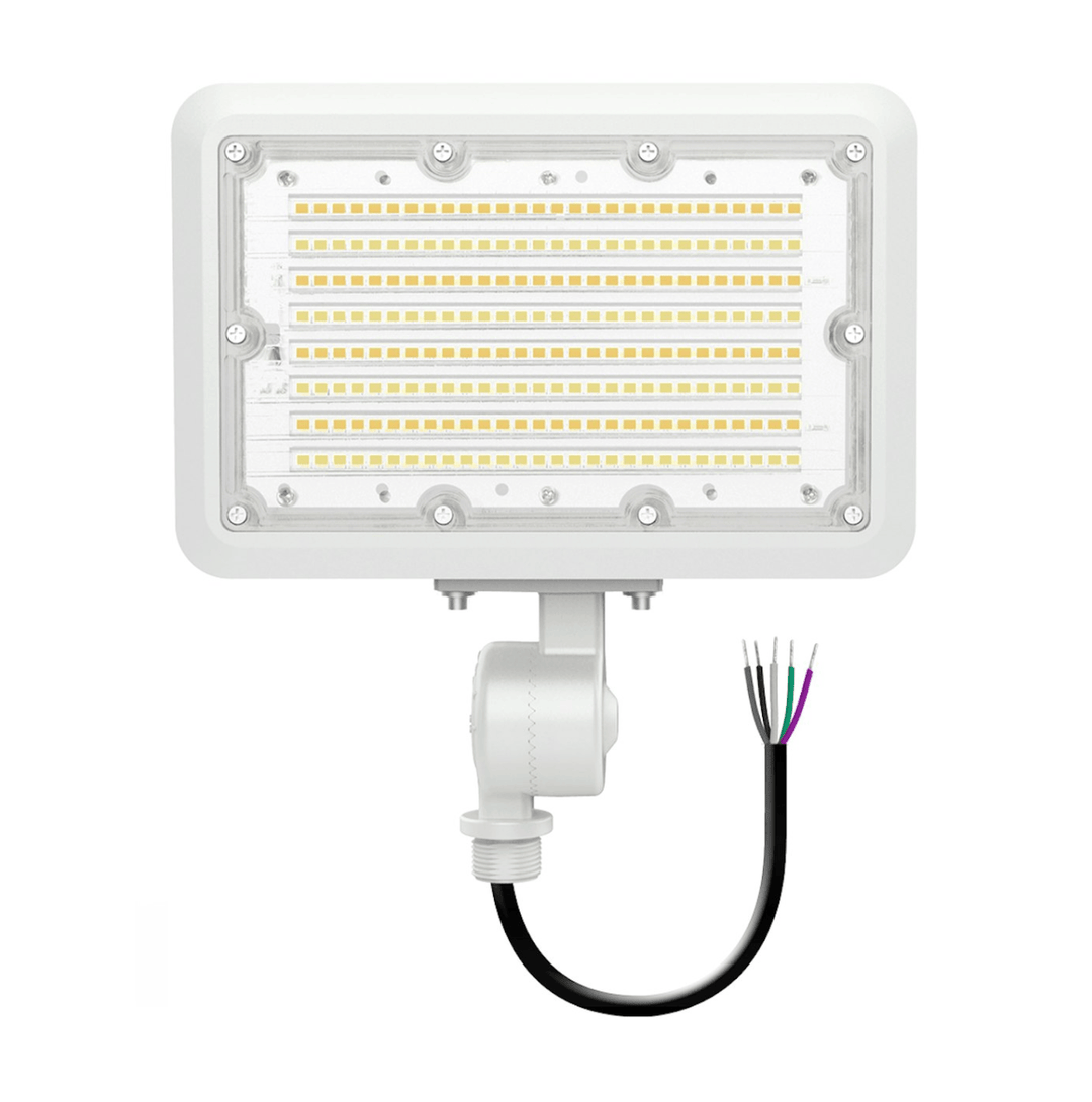 Envision LED Mini Area Floodlights: XS-Line 3-CCT Selectable 60W/50W/40W - White