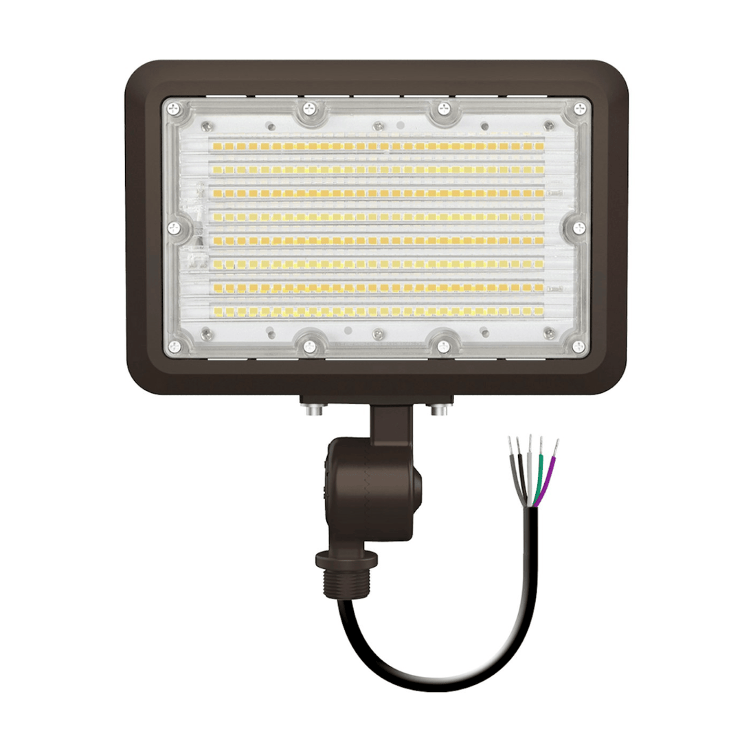 Envision LED Mini Area Floodlights: XS-Line 3-CCT Selectables 60W/50W/40W - Black