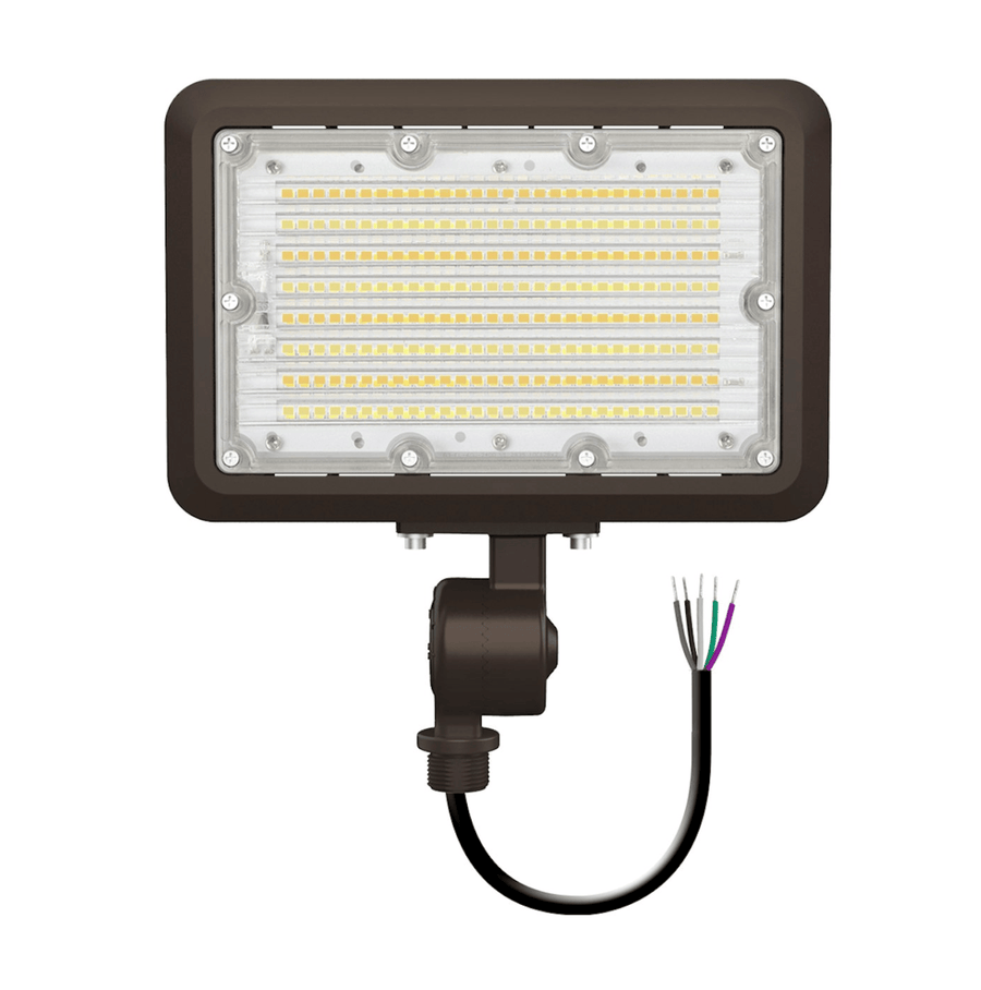Envision LED Mini Area Floodlights: XS-Line 3-CCT Selectables 60W/50W/40W - Black
