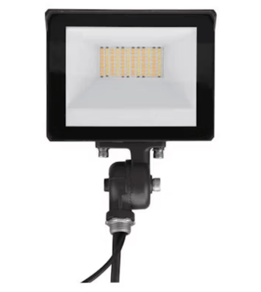 Envision LED Mini Flood Light: ARCY-Line, 3-CCT & Power Select w/ Photocell 15W/25W/30W - Bronze