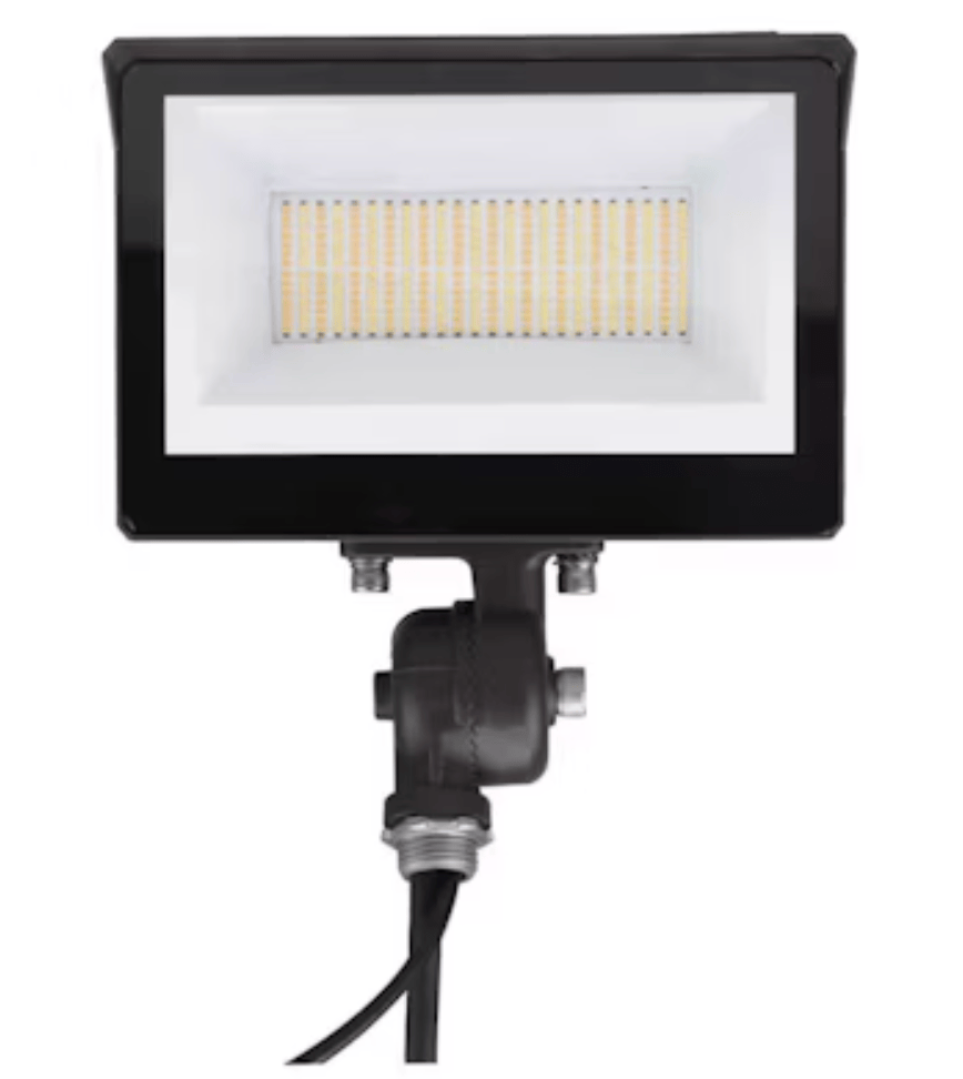 Envision LED Mini Flood Light: ARCY-Line, 3-CCT & Power Select w/ Photocell 40W/50W/60W - Bronze