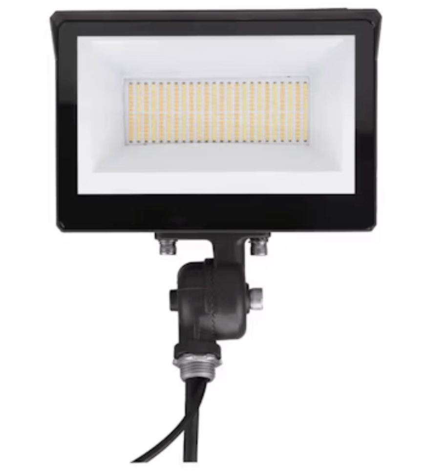 Envision LED Mini Flood Light: ARCY-Line, 3-CCT & Power Select w/ Photocell 60W/80W/100W - Bronze