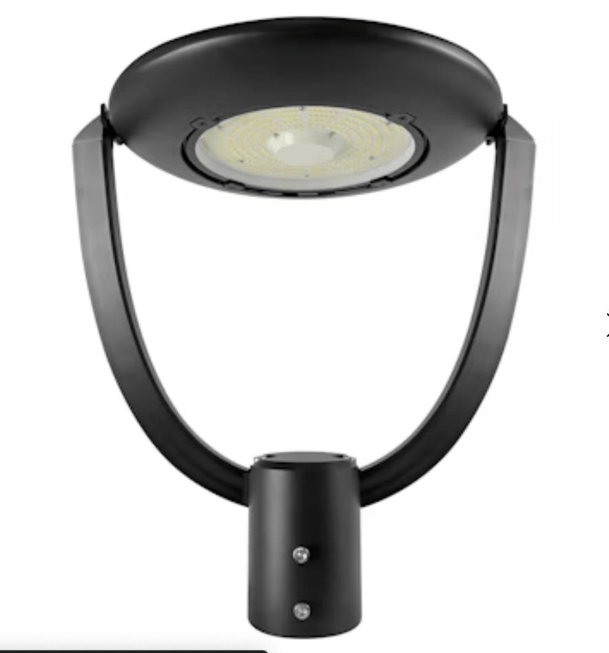 Envision LED Post Top Flood: Bolt-Line 3-CCT & 3-Power Select, 150W/125W/100W - Black