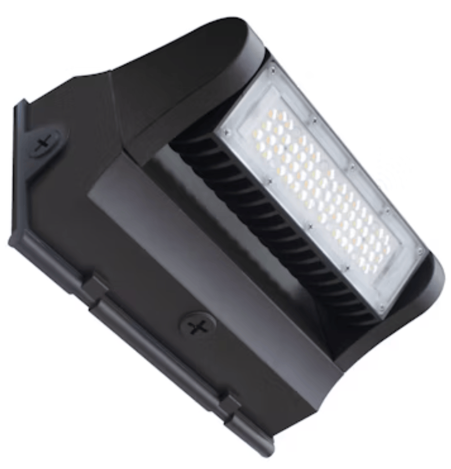 Envision LED Rotating Wall Pack: R-Line Single Module, 30K, 40W - Bronze