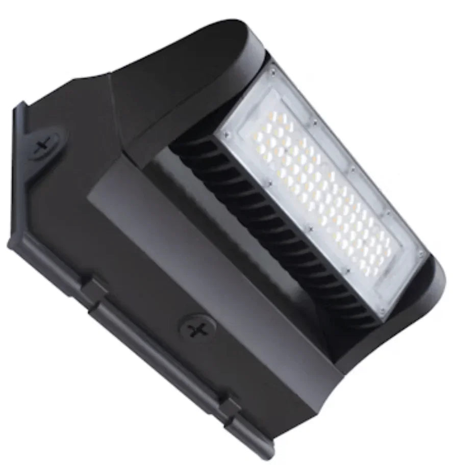 Envision LED Rotating Wall Pack: R-Line, Single Module, 40K, 40W - Bronze