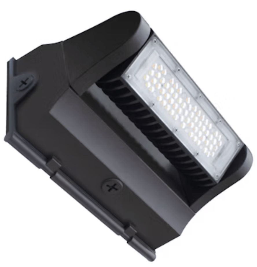 Envision LED Rotating Wall Pack: R-Line, Single Module, 40K, 40W - Bronze