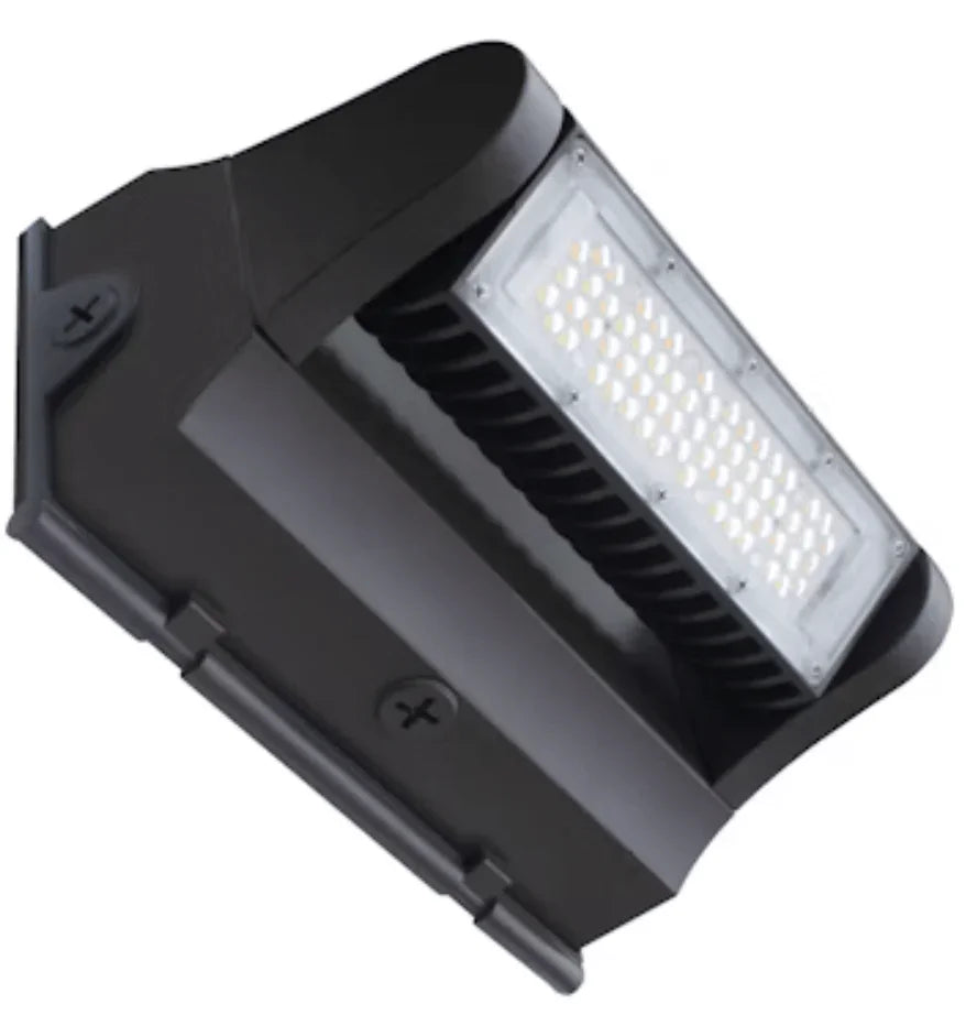 Envision LED Rotating Wall Pack: R-Line Single Module, 50K, 40W, Bronze