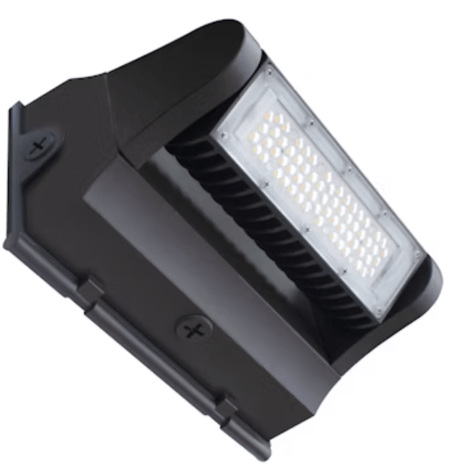 Envision LED Rotating Wall Pack: R-Line Single Module, 50K, 40W, Bronze